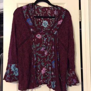 Long sleeve blouse